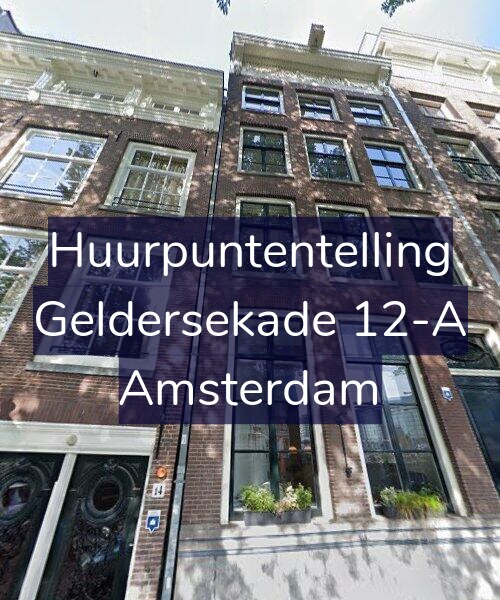 Foto gevel Huurpuntentelling voor Geldersekade 12-A, Amsterdam