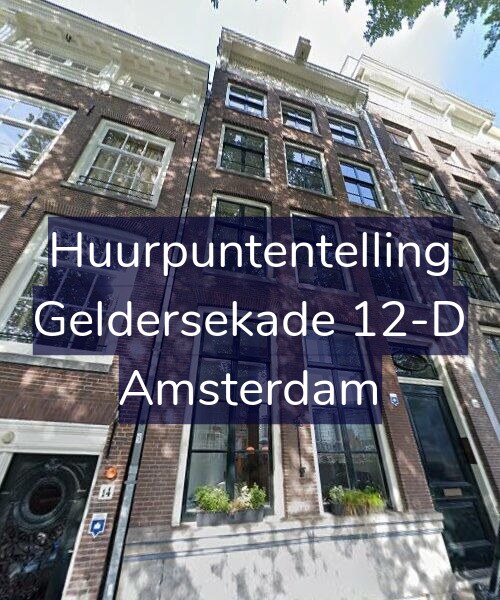 Foto gevel Huurpuntentelling voor Geldersekade 12-D, Amsterdam