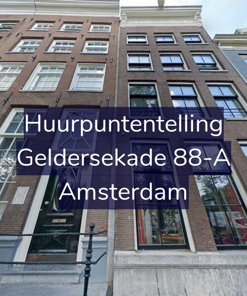 Foto gevel Huurpuntentelling voor Geldersekade 88-A, Amsterdam