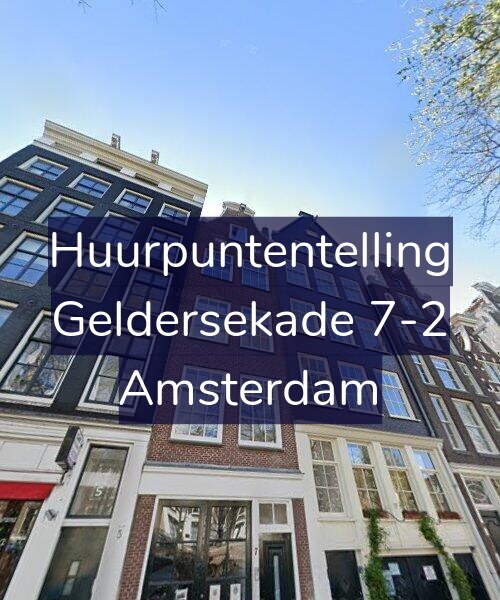 Foto gevel Huurpuntentelling voor Geldersekade 7-2, Amsterdam