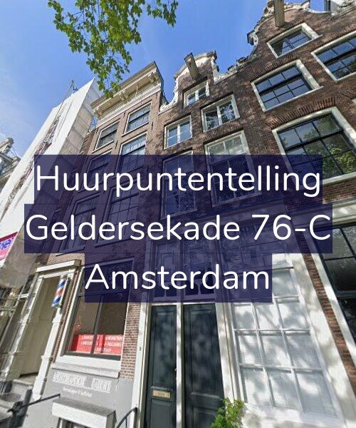 Foto gevel Huurpuntentelling voor Geldersekade 76-C, Amsterdam