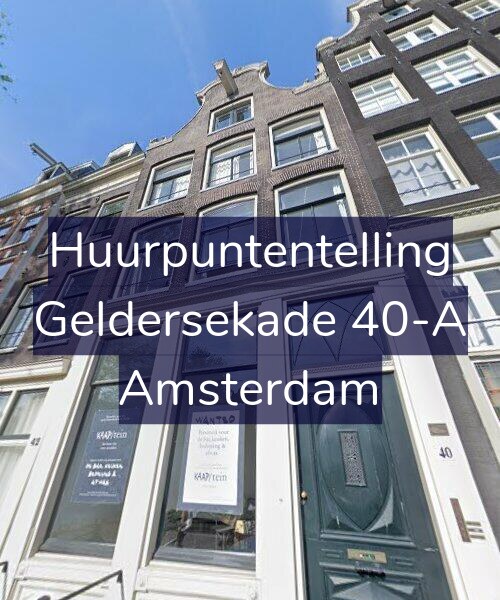 Foto gevel Huurpuntentelling voor Geldersekade 40-A, Amsterdam