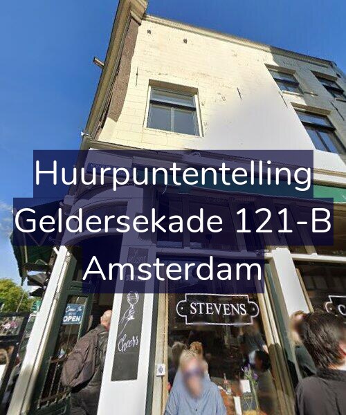 Foto gevel Huurpuntentelling voor Geldersekade 121-B, Amsterdam