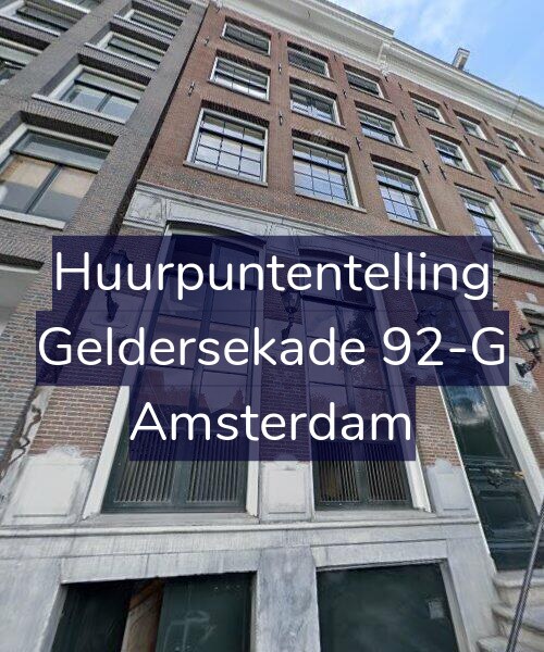 Foto gevel Huurpuntentelling voor Geldersekade 92-G, Amsterdam