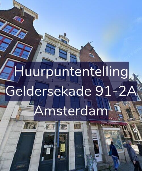 Foto gevel Huurpuntentelling voor Geldersekade 91-2A, Amsterdam
