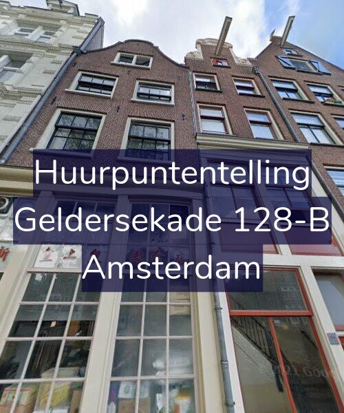 Foto gevel Huurpuntentelling voor Geldersekade 128-B, Amsterdam