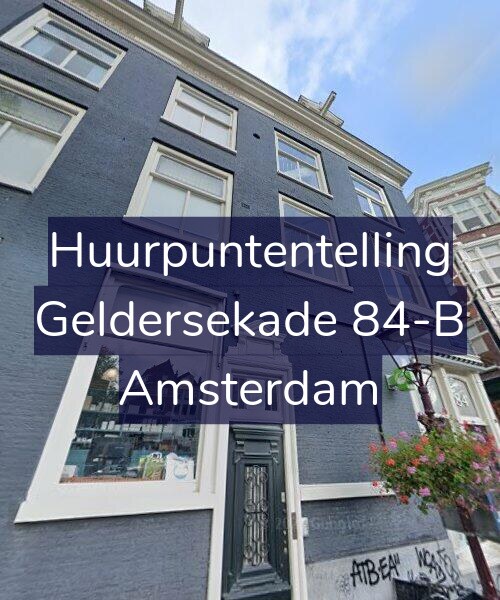 Foto gevel Huurpuntentelling voor Geldersekade 84-B, Amsterdam