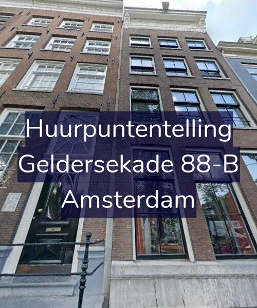 Foto gevel Huurpuntentelling voor Geldersekade 88-B, Amsterdam