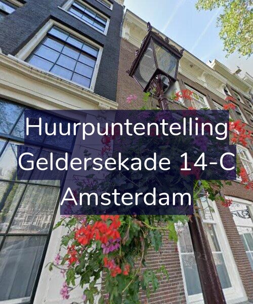 Foto gevel Huurpuntentelling voor Geldersekade 14-C, Amsterdam