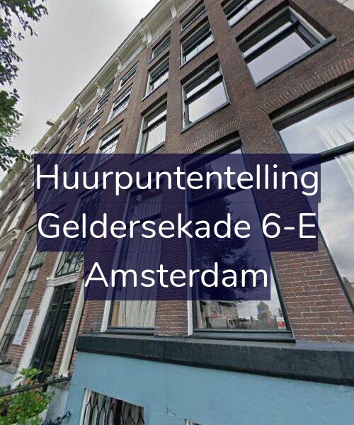 Foto gevel Huurpuntentelling voor Geldersekade 6-E, Amsterdam