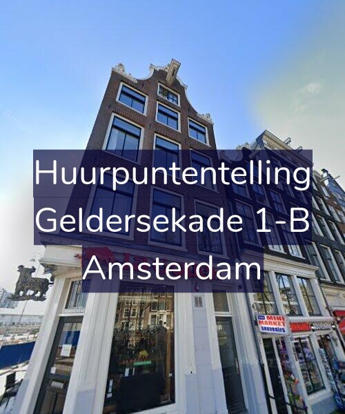 Foto gevel Huurpuntentelling voor Geldersekade 1-B, Amsterdam