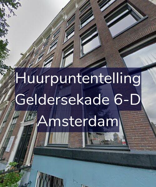 Foto gevel Huurpuntentelling voor Geldersekade 6-D, Amsterdam