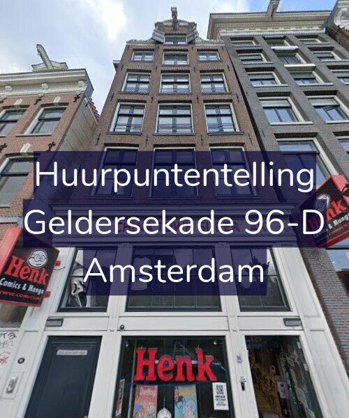 Foto gevel Huurpuntentelling voor Geldersekade 96-D, Amsterdam