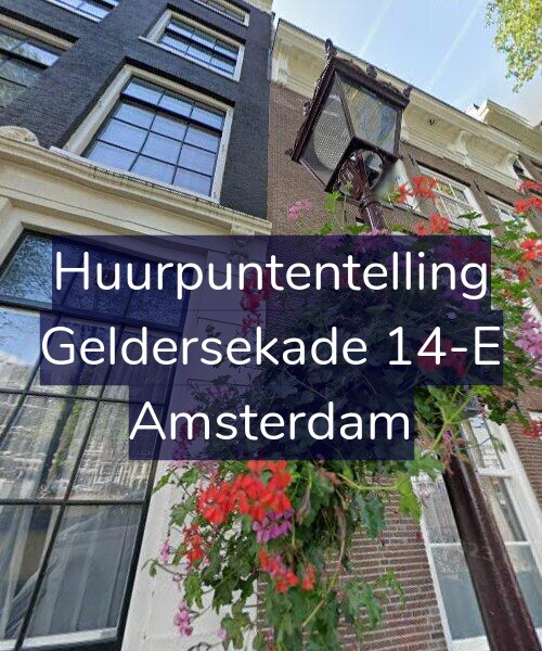 Foto gevel Huurpuntentelling voor Geldersekade 14-E, Amsterdam