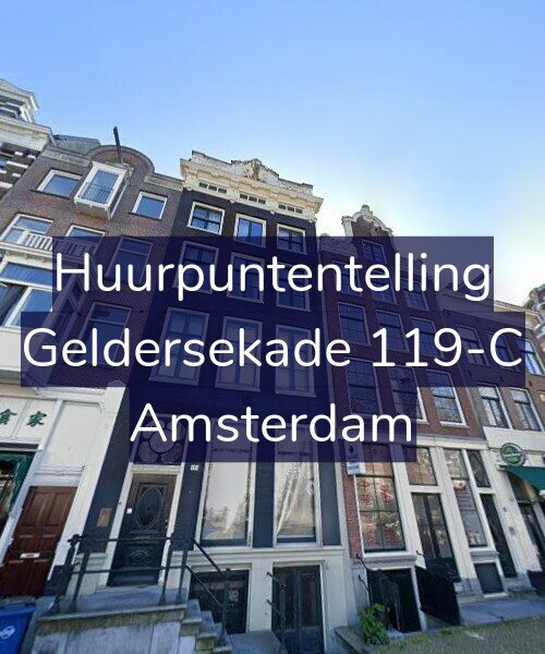 Foto gevel Huurpuntentelling voor Geldersekade 119-C, Amsterdam