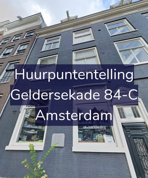 Foto gevel Huurpuntentelling voor Geldersekade 84-C, Amsterdam