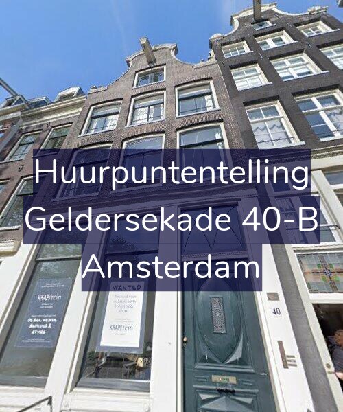 Foto gevel Huurpuntentelling voor Geldersekade 40-B, Amsterdam