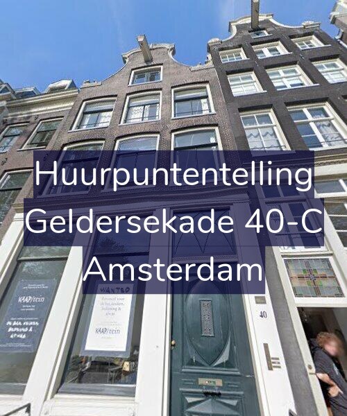 Foto gevel Huurpuntentelling voor Geldersekade 40-C, Amsterdam
