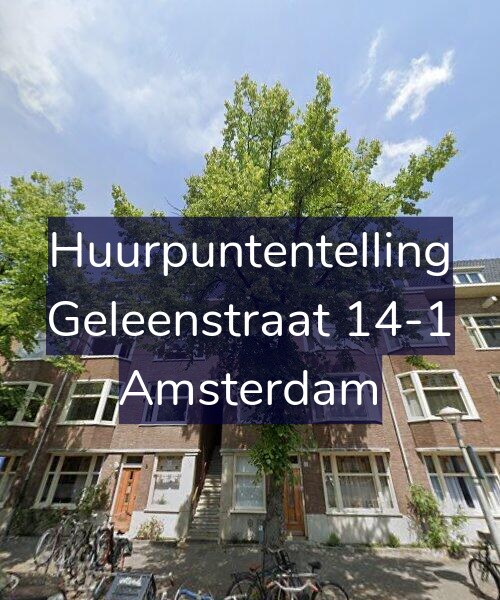 Foto gevel Huurpuntentelling voor Geleenstraat 14-1, Amsterdam