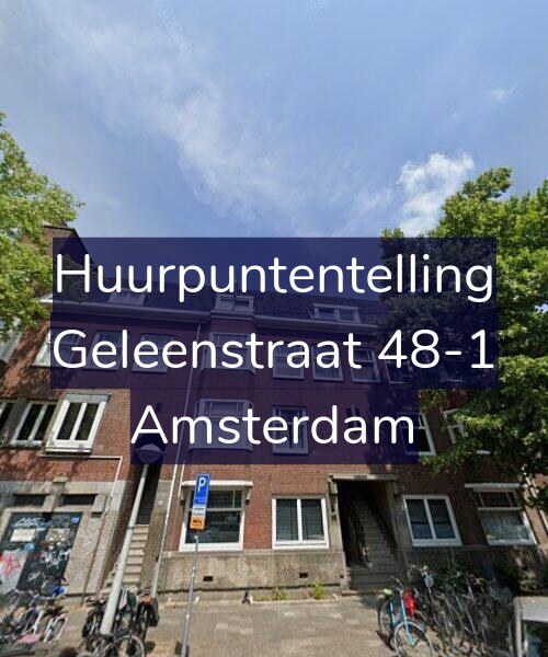 Foto gevel Huurpuntentelling voor Geleenstraat 48-1, Amsterdam