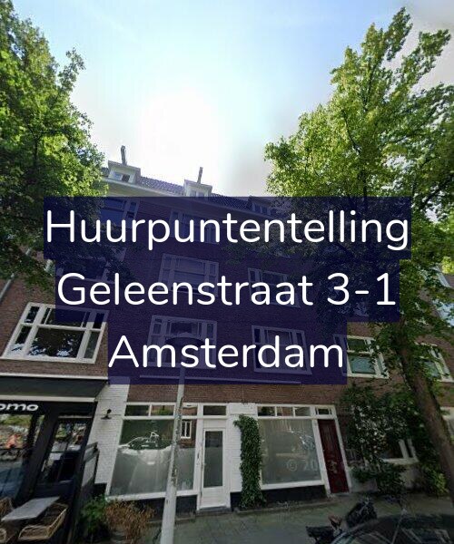 Foto gevel Huurpuntentelling voor Geleenstraat 3-1, Amsterdam