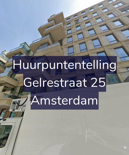 Foto gevel Huurpuntentelling voor Gelrestraat 25, Amsterdam