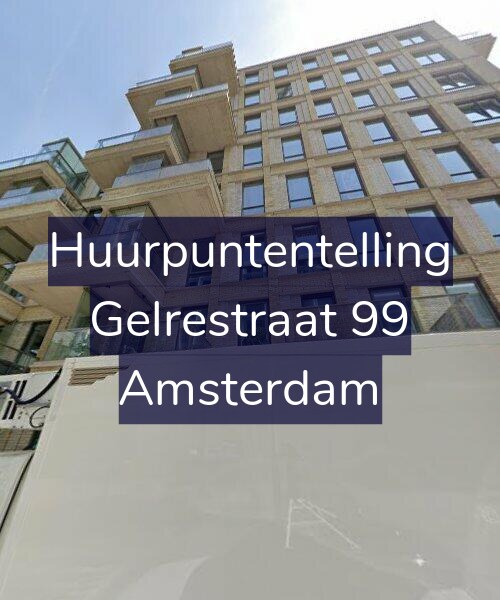 Foto gevel Huurpuntentelling voor Gelrestraat 99, Amsterdam