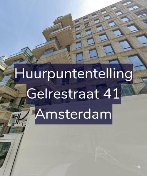 Foto gevel Huurpuntentelling voor Gelrestraat 41, Amsterdam