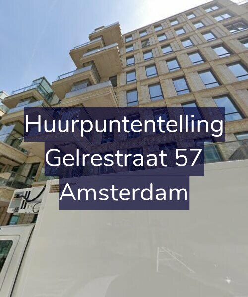 Foto gevel Huurpuntentelling voor Gelrestraat 57, Amsterdam