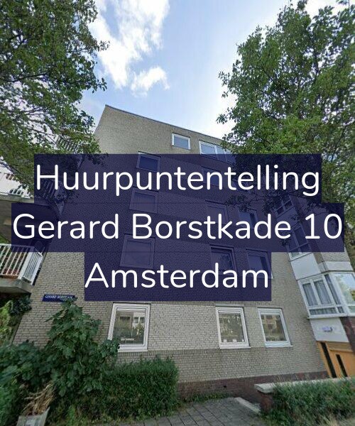 Foto gevel Huurpuntentelling voor Gerard Borstkade 10, Amsterdam