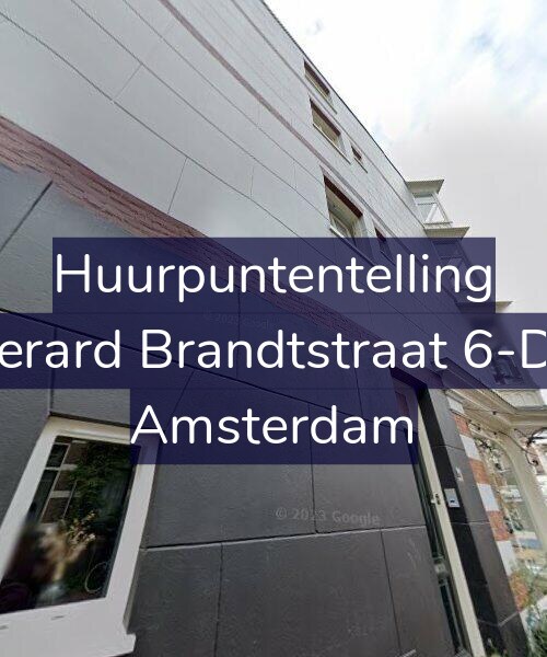 Foto gevel Huurpuntentelling voor Gerard Brandtstraat 6-D2, Amsterdam