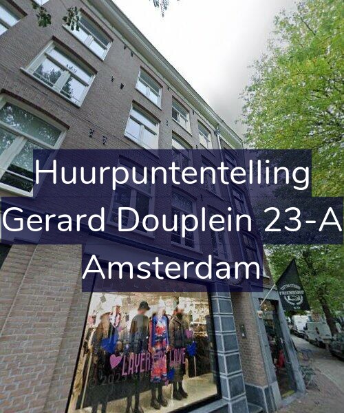 Foto gevel Huurpuntentelling voor Gerard Douplein 23-A, Amsterdam
