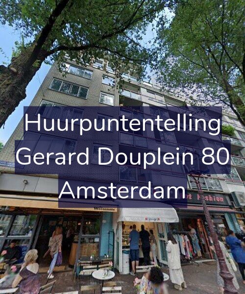 Foto gevel Huurpuntentelling voor Gerard Douplein 80, Amsterdam