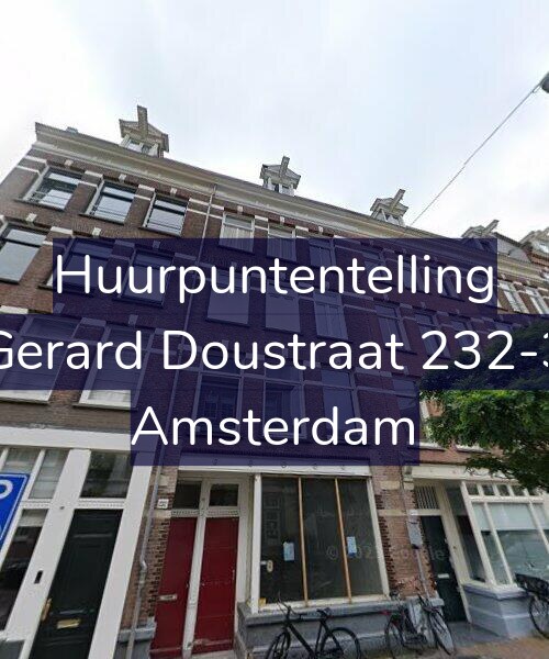 Foto gevel Huurpuntentelling voor Gerard Doustraat 232-3, Amsterdam