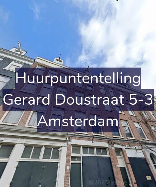 Foto gevel Huurpuntentelling voor Gerard Doustraat 5-3, Amsterdam
