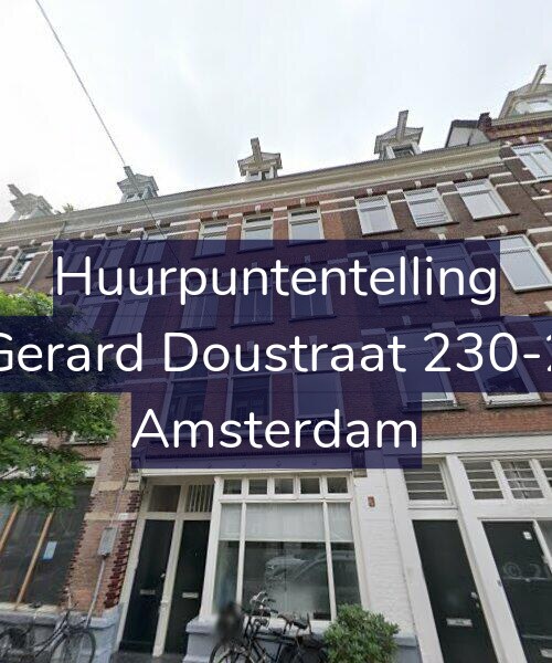 Foto gevel Huurpuntentelling voor Gerard Doustraat 230-2, Amsterdam