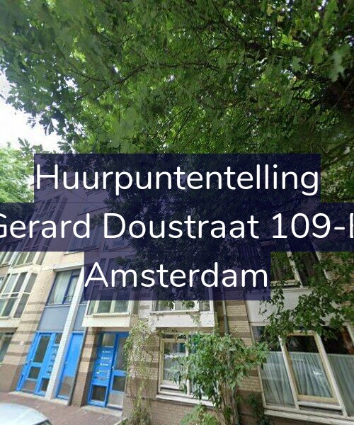 Foto gevel Huurpuntentelling voor Gerard Doustraat 109-B, Amsterdam
