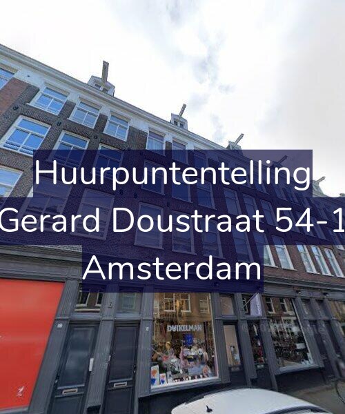 Foto gevel Huurpuntentelling voor Gerard Doustraat 54-1, Amsterdam