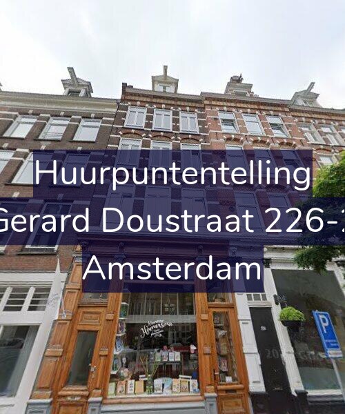 Foto gevel Huurpuntentelling voor Gerard Doustraat 226-2, Amsterdam