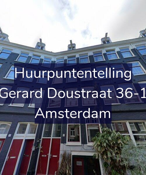Foto gevel Huurpuntentelling voor Gerard Doustraat 36-1, Amsterdam