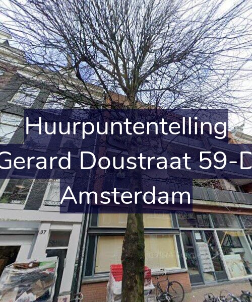 Foto gevel Huurpuntentelling voor Gerard Doustraat 59-D, Amsterdam