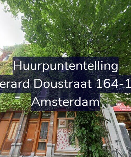 Foto gevel Huurpuntentelling voor Gerard Doustraat 164-1A, Amsterdam