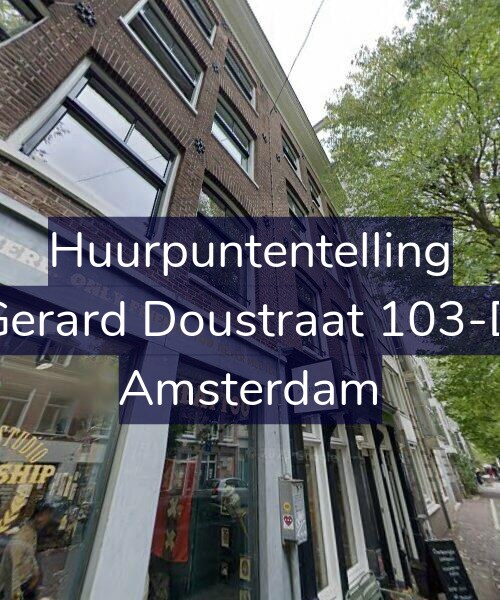 Foto gevel Huurpuntentelling voor Gerard Doustraat 103-D, Amsterdam