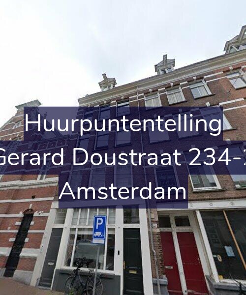 Foto gevel Huurpuntentelling voor Gerard Doustraat 234-2, Amsterdam