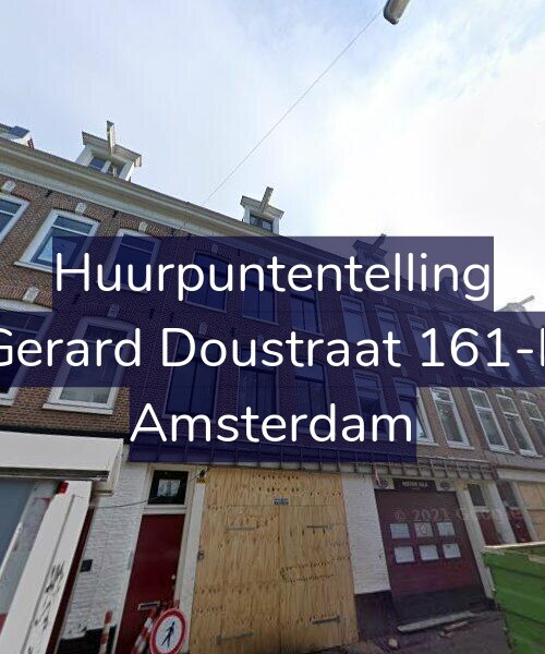 Foto gevel Huurpuntentelling voor Gerard Doustraat 161-E, Amsterdam