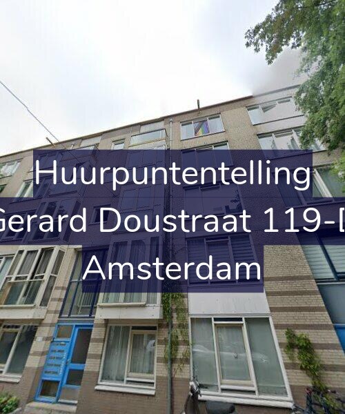 Foto gevel Huurpuntentelling voor Gerard Doustraat 119-D, Amsterdam