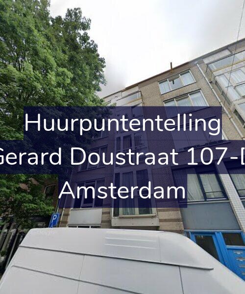 Foto gevel Huurpuntentelling voor Gerard Doustraat 107-D, Amsterdam