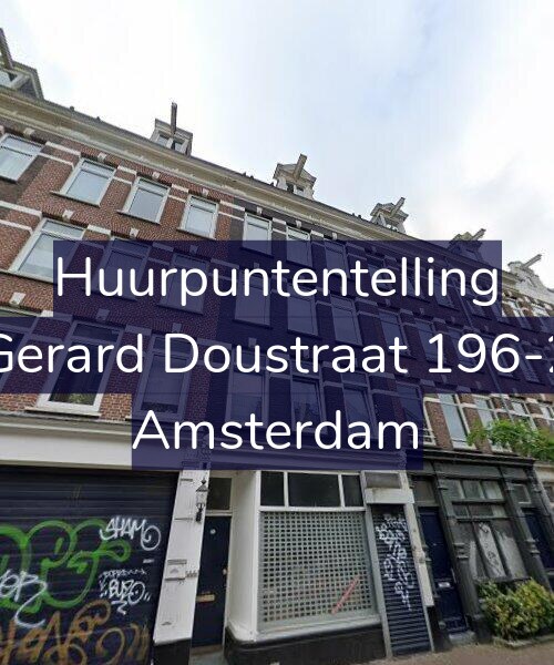 Foto gevel Huurpuntentelling voor Gerard Doustraat 196-2, Amsterdam