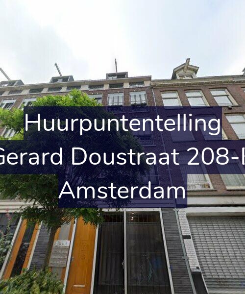 Foto gevel Huurpuntentelling voor Gerard Doustraat 208-B, Amsterdam