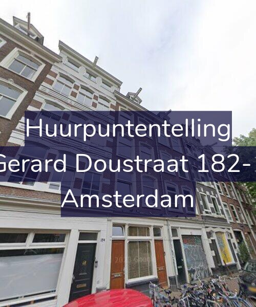 Foto gevel Huurpuntentelling voor Gerard Doustraat 182-1, Amsterdam